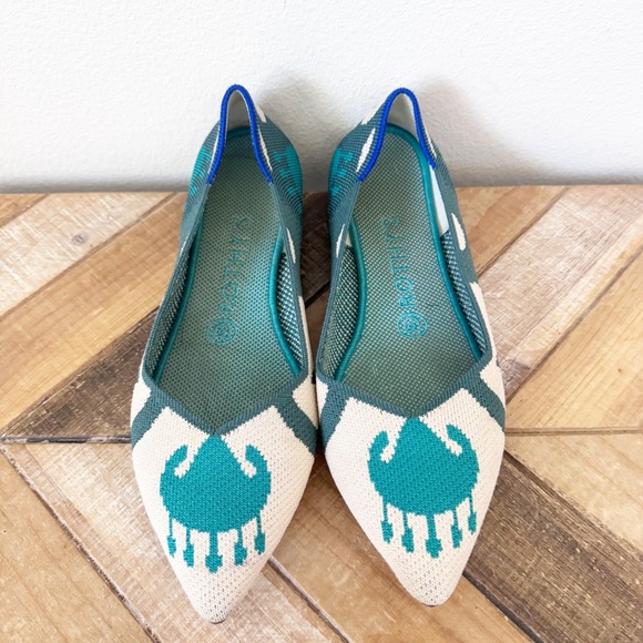 Shoes Flats By Rothys In Green, Size: 10.5